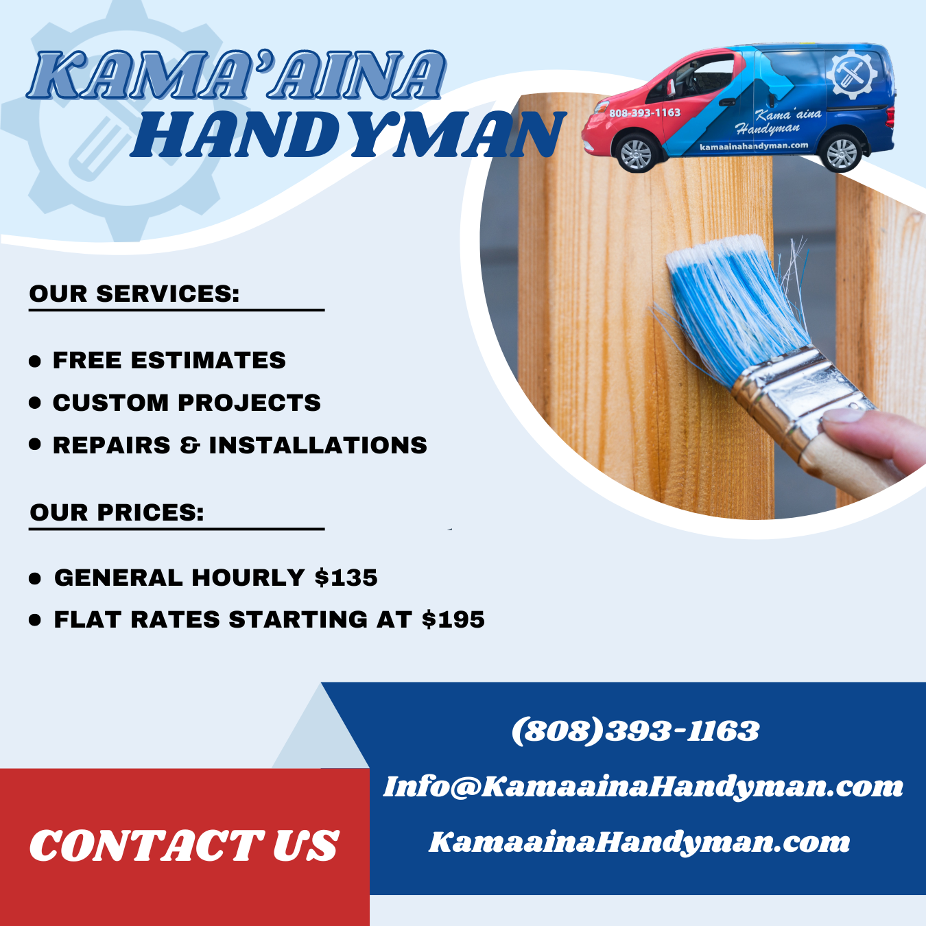 Free Estimates on Custom Projects!